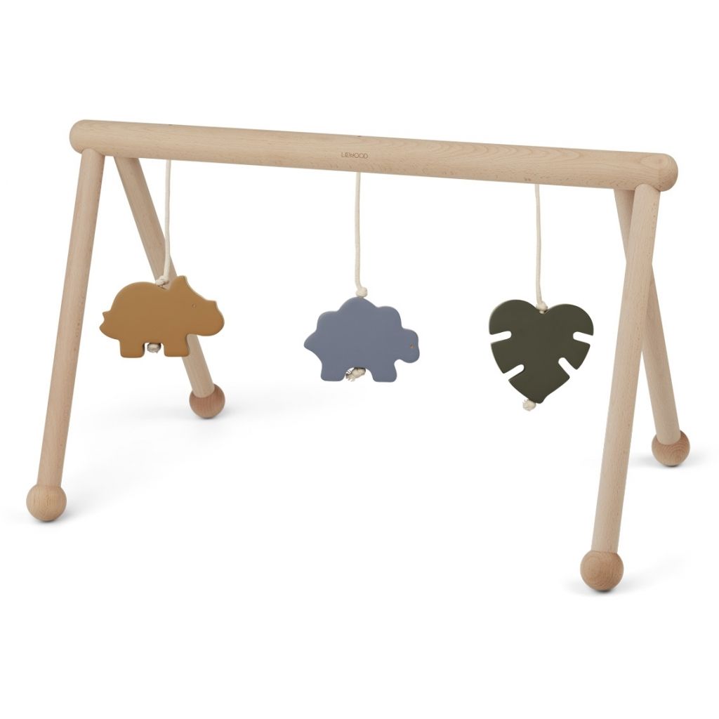 Liewood - Arche d'éveil en bois avec jouets, décoration design danois