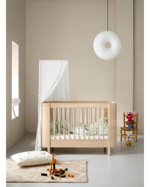 Berceau bébé design blanc Leander complet | Un Cocon Pour Bébé- 3363